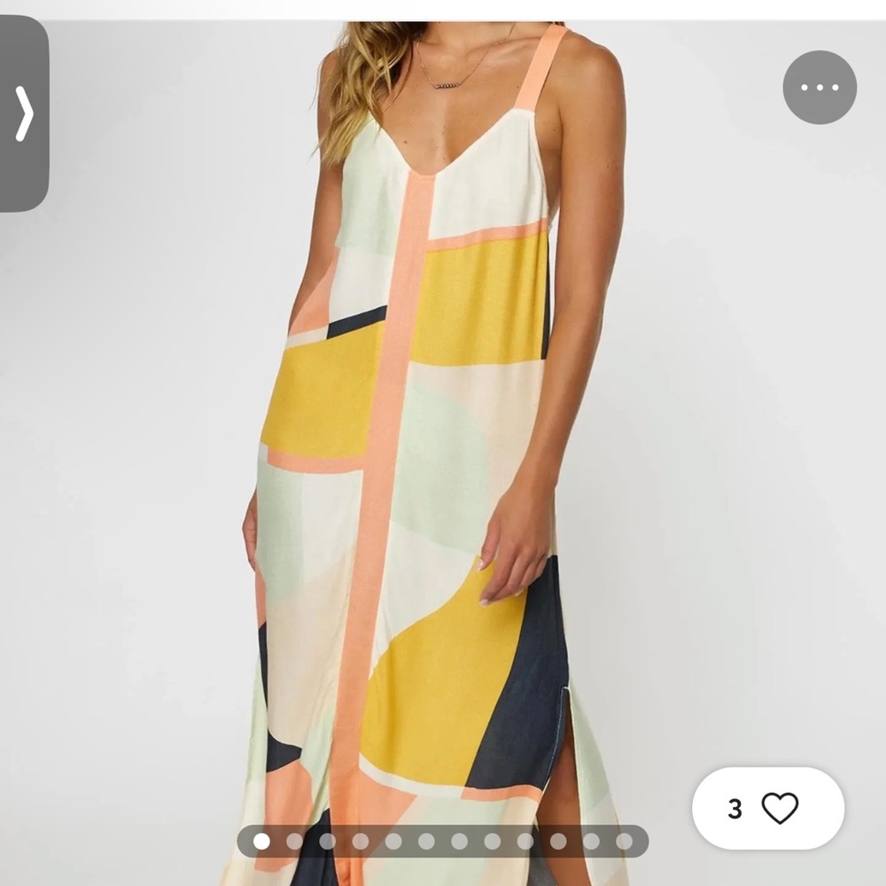 O'Neill Multicolor Geometric Maxi Dress